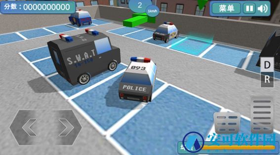 3D警车停车场